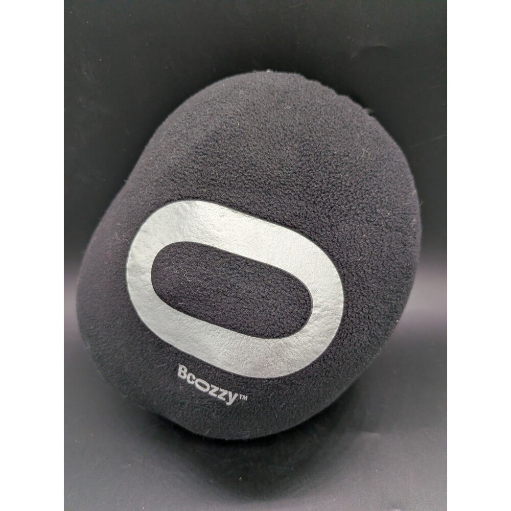 BCOZZY Neck Pillow for Travel and Plane - Head, Neck, Chin Support - Black Large